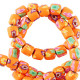 Polymer beads 6mm - Orange